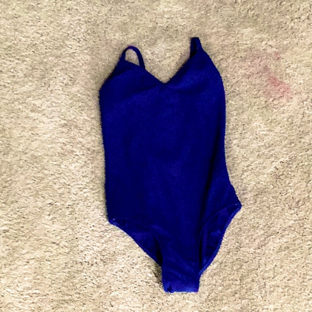 Blue leotard